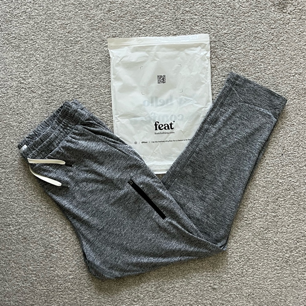NWT Feat Gray Mens Casual Pants Size Large